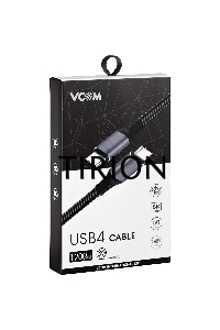 Кабель Thuderbolt4/ USB4 Type C, 5K@60Hz, 40GBps, PD 100W, 5A, VCOM, 1.2м <CU540M-1.2M>