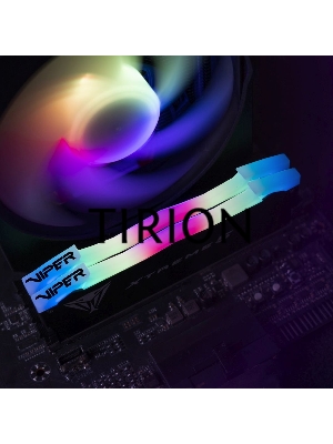 Оперативная память Patriot Viper Xtreme 5, DDR5, 48Gb (2x24Gb), 7600MHz, CL36, с радиаторами, RGB, черный