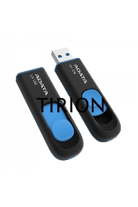 Флеш диск 128GB ADATA UV128, USB 3.0, черный/синий
