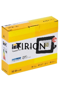 Прожектор Iek LPDO601-30-65-K02 СДО 06-30 светодиодный черный IP65 6500 K IEK