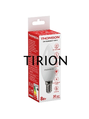 Лампа светодиодная Hiper THOMSON LED CANDLE 8W 670Lm E14 4000K TH-B2016