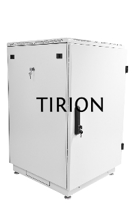 Шкаф телекоммуникационный напольный 18U (600x600) дверь металл (2 места), [ ШТК-М-18.6.6-3ААА ]
