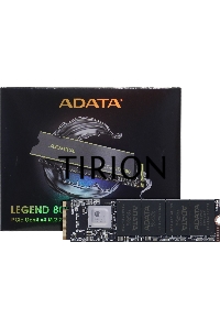 Накопитель SSD ADATA LEGEND 800, 1Tb, PCIe 4.0 x4, M.2 2280, NVMe, R/W 3500/2200, с радиатором