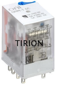 Реле интерфейсное ORM-1 4C 24В DC с LED и тест. кнопкой ONI ORM-1-4C-DC24V-L-B