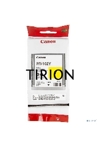 Картридж струйный Canon PFI-102Y (0898B001) желтый, 130 мл., для imagePROGRAF iPF605, iPF610., iPF650, iPF655, iPF710, iPF750, iPF755, LP17, iPF510