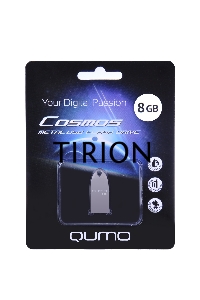 Флэш Диск USB 2.0 QUMO 8GB Cosmos QM8GUD-Cos Silver