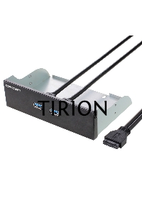 Панель CMU3-20 с двумя портами USB 3.0 в слот 5.25 компьютерного корпуса