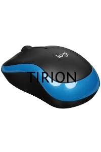 Мышь беспроводная Logitech M185 синий, 1000 dpi, радиоканал, USB, кнопки - 3
