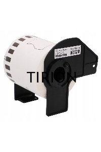 Пленочная клеящаяся лента Brother DK22212 62 мм x 15.24 м, черный шрифт, белый фон
