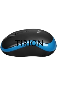 Мышь беспроводная Logitech M185 синий, 1000 dpi, радиоканал, USB, кнопки - 3