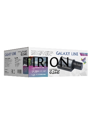 Электрическая точилка для ножей LINE GL2443, черный/серебро 18 Вт, идеальная заточка любых ножей: металлических, кухонных, керамических, спортивных, складных, отличный результат в домашних условиях, время заточки 1 минута, точильные элементы с алмазным по