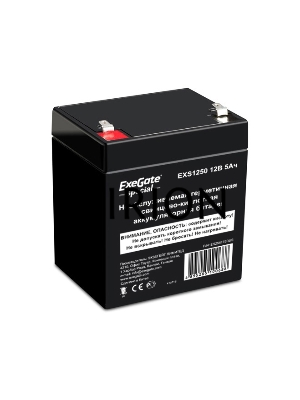 Батарея ExeGate ES255175RUS DTM 1205/EXS1250 (12V 5Ah 1221W), клеммы F1