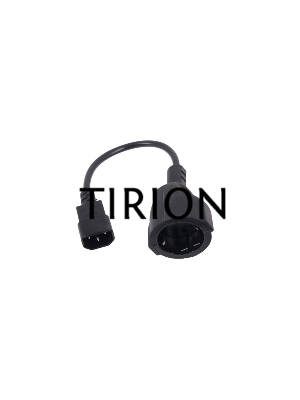 Кабель-переходник UPS->розетка VCOM (IE-320 C14 to Socket Type-F) 3Gx0,75mm VDE <CE002>