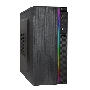 Компьютерный корпус Minitower ExeGate mEVO-9302-RGB-700W-12 (mATX, БП 700NPX с вент. 12см, 2*USB+1*USB3.0, HD аудио, черный с RGB подсветкой)