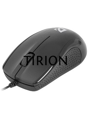 Мышь проводная Defender Optimum MB-160 черный, 1000 dpi, USB, кнопки - 3