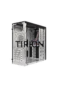 Компьютерный корпус Miditower ExeGate UN-605B Black, ATX, <UN500, 120mm>, 2*USB, Audio, замок блокировки кнопки питания