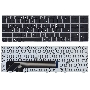 Клавиатура для ноутбука HP Probook 4535S 4530S 4730S черная c серой рамкой