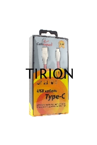 Кабель USB 2.0 Cablexpert CC-G-USBC01R-1M, AM/Type-C, серия Gold, длина 1м, красный, блистер