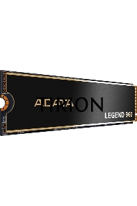 Накопитель SSD ADATA LEGEND 960, 2Tb, PCIe 4.0 x4, M.2 2280, NVMe, R/W 7400/6800, с радиатором