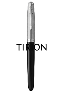 Ручка перьевая Parker 51 Core (CW2123491) Black CT F сталь нержавеющая подар.кор.