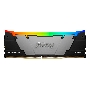 Оперативная память Kingston Fury Renegade, DDR4, 256Gb (8x32Gb), 3200MHz, CL16, с радиаторами, RGB, серый/черный