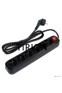 Сетевой фильтр 5bites SP6B-318 6S / 3*1.5MM2 / 16A / ABS / 1.8M / BLACK
