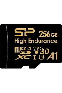 Флеш карта microSD 256GB Silicon Power  microSDHC Class 10 UHS-I A1 V30 U3 (SD адаптер) 100MB/s