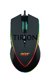 Мышь проводная Acer OMW131 черный, 6400 dpi, USB, кнопки - 7
