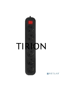 Сетевой фильтр 5bites SP6B-318 6S / 3*1.5MM2 / 16A / ABS / 1.8M / BLACK