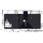 Клавиатура для ноутбука HP EliteBook Folio 1020 G1 черная с подсветкой