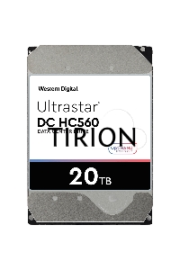 Жесткий диск Western Digital HDD  SATA 20Tb Ultrastar DC HC560 0F38785 7200 6Gb/s 512Mb 1 year ocs (analog WUH722020ALE6L4)