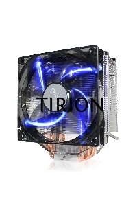 Кулер для процессора Crown CM-5 прозрачный/черный, 120 мм, 1500 об/мин, 30.8 дБ, 4 pin, 187 Вт, 148 мм