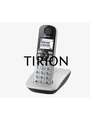 Телефон беспроводной (DECT) Panasonic KX-TGE510RUS, серебристый