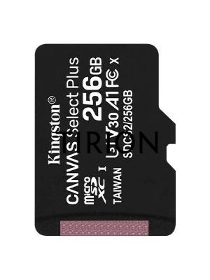 Флеш карта microSDHC 256GB microSDXC Class10 Kingston <SDCS2/256GBSP> UHS-I Canvas Select up to 100MB/s без адапт