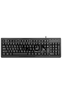 Клавиатура Acer OKW120 проводная, USB, черный