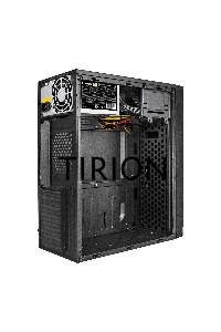 Компьютерный корпус Miditower ExeGate AA-440-AA500 (ATX, AA500 8 см, 2*USB, аудио)
