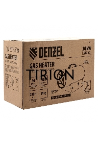 Газовая тепловая пушка GHG-30, 30 кВт, 900 м3/ч, пропан-бутан Denzel