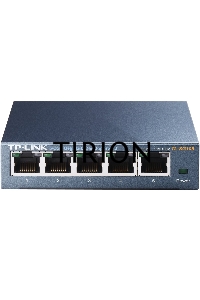 Коммутатор TP-Link SOHO TL-SG105 5-port Desktop Gigabit Switch, 5 10/100/1000M RJ45 ports, metal case