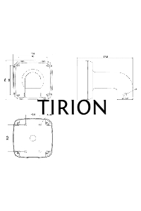Настенный кронштейн для камер серий SD42, SD32, SD29, HDBW2, HDBW3, HDBW4, EB1 Wall Mount PFB302S
