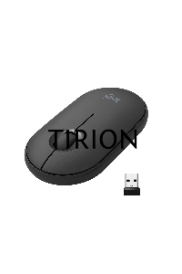 Мышь беспроводная Logitech Pebble M350 графитовый, 1000 dpi, радиоканал, Bluetooth, USB, кнопки - 3