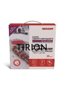 Саморегулируемый греющий кабель на трубу Extra Line 25MSR-PB 3M (3м/75Вт)  51-0638  Rexant