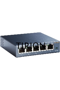 Коммутатор TP-Link SOHO TL-SG105 5-port Desktop Gigabit Switch, 5 10/100/1000M RJ45 ports, metal case