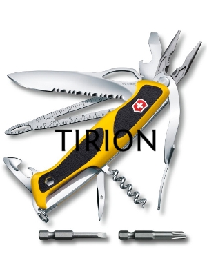 Нож перочинный Victorinox RangerGrip Boatsman (0.9798.MWC8) 130мм 22функций желтый/черный карт.коробка