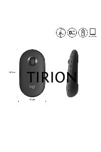 Мышь беспроводная Logitech Pebble M350 графитовый, 1000 dpi, радиоканал, Bluetooth, USB, кнопки - 3