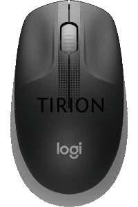 Мышь беспроводная Logitech M190 серый, 1000 dpi, радиоканал, USB, кнопки - 3