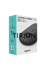 Мышь беспроводная Logitech Pebble M350 графитовый, 1000 dpi, радиоканал, Bluetooth, USB, кнопки - 3