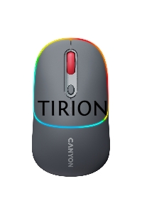 Мышь беспроводная Canyon MW-22 темно-серый, 1600 dpi, радиоканал, Bluetooth, USB, кнопки - 4