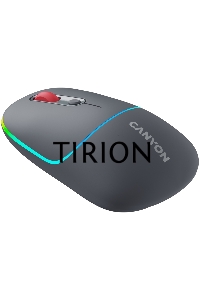 Мышь беспроводная Canyon MW-22 темно-серый, 1600 dpi, радиоканал, Bluetooth, USB, кнопки - 4