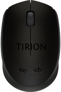 Мышь беспроводная Logitech M171 черный/серый, 1000 dpi, радиоканал, USB, кнопки - 3