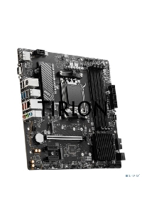 Материнская плата MSI PRO B650M-P, AM5, AMD B650, 4xDDR5, 4xSATA, 2xM.2, 1xPCI-E 4.0 x16, 2xPCI-E 4.0 x1, 1xHDMI, 1xDP, 1xVGA, 1x2.5Gb LAN, 2xUSB 3.2 Gen 1, 2xUSB 3.2 Gen 2, 3x3.5 мм, 7.1, Micro-ATX
